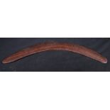 Early 20th century Australian hardwood boomerang,