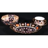 Royal Crown Derby Imari octagonal bowl, 6.