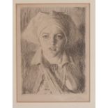 ANDERS ZORN (1860-1920) Julli II Etching, signed in pencil and framed,