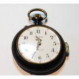 Early 20th century keyless lever watch of Roskopf type, quarter repeating, 'Cathedrale, Record',