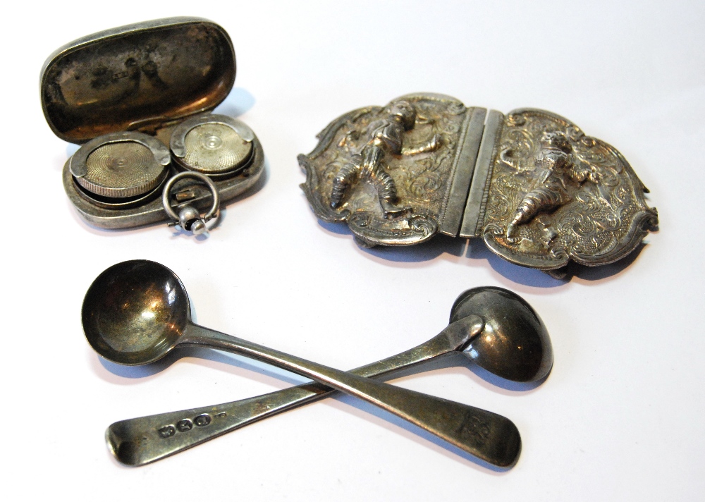 Silver double sovereign and half purse, Birmingham 1903,