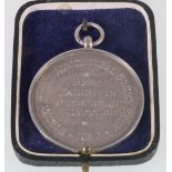 Borders Union Agricultural Society silver medal, for Best Exhibition Shorthorn 1936, 4.5cm.