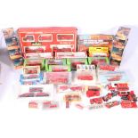 Fire service vehicles incluidng Solido Coffret Pompiers gift set 7010, boxed,