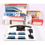 Hornby OO gauge model railways including R2197 GNER The White Rose train pack,