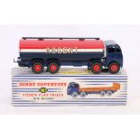 Dinky Supertoys 942 Foden 14 ton tanker REGENT with 903 Foden flat truck box.