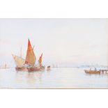 G S WALTERS RBA (19TH CENTURY) Venetian Fishing Boats Pair of watercolours,