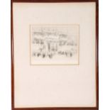 WILLIAM WALCOT House of Sallust Drypoint etching,