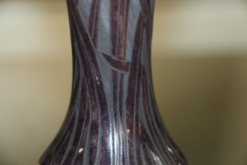 Art Nouveau Daum cameo glass slender baluster vase, - Image 5 of 6