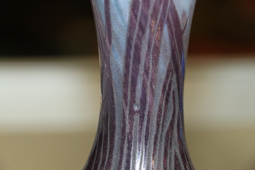 Art Nouveau Daum cameo glass slender baluster vase, - Image 4 of 6