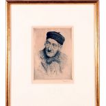 HENRY WRIGHT KERR (SCOTTISH, 1857-1936) Portrait of an elderly gentleman Pencil signed etching,