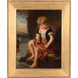 IN THE MANNER OF SIR DAVID WILKIE RA (1785-1841) Boy fishing Oil on canvas,