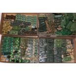 Over 100 Airfix and other plastic military model vehicles