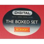 Hornby 00 gauge digital The Boxed Set comprising 4-6-2 Clan Line Merchant Navy class locomotive and