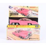 Dinky Toys 100 Lady Penelope's FAB1, on pictorial diorama stand, boxed.