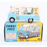 Corgi Toys 428 Karrier ice cream van 'Mister Softee', boxed.