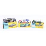 Three Corgi Toys including 155 Lotus Climax Racing car,