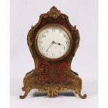 French Boulle mounted timepiece with cylinder movement,