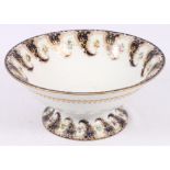 Royal Worcester earthenware pedestal bowl, 11.