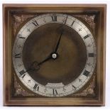 Hamilton & Inches strut clock, presentation inscription to reverse,