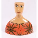 Gary Routledge vase in the form of a female,