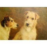 DGS (BRITISH, EARLY 20TH CENTURY) Gipsy and Varmint Oil on panel, 24cm x 34cm.
