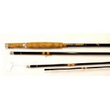 Hardy Smuggler 8ft four-piece rod, 6# line rating, with cotton case.