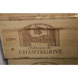 CHATEAU DE CHANTEGRIVE 1999, a case of twelve bottles, 12.5% vol, 75cl.