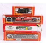 Hornby OO gauge model railways including 2-10-0 Evening Star locomotive and tender 92220 BR green,