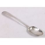 Scottish provincial silver teaspoon, stamped IK, possibly John Keith.