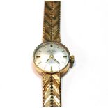 Lady's Rotary 9ct gold bracelet watch, 1965.