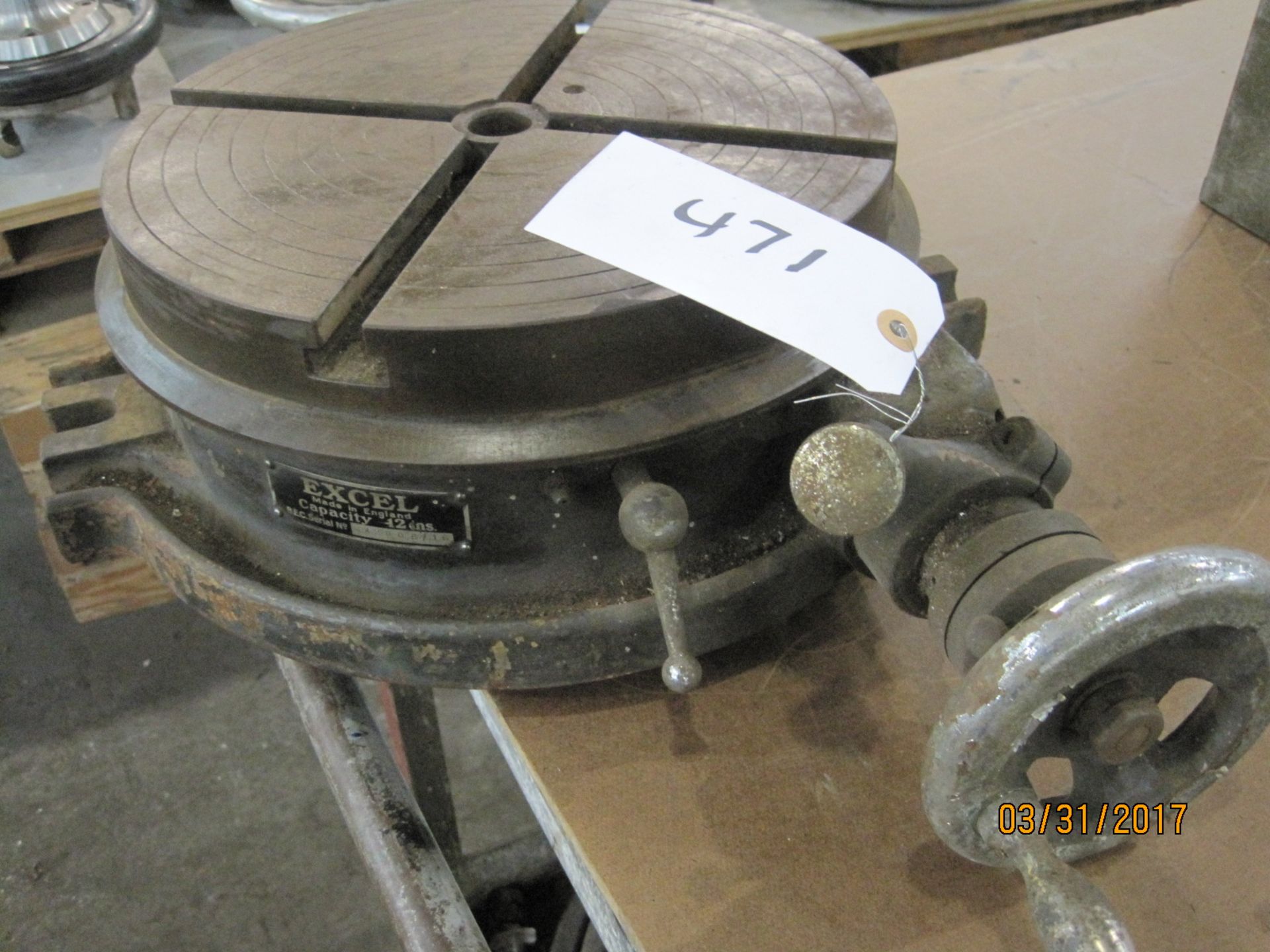 12" Excel Rotary Table - Image 3 of 3