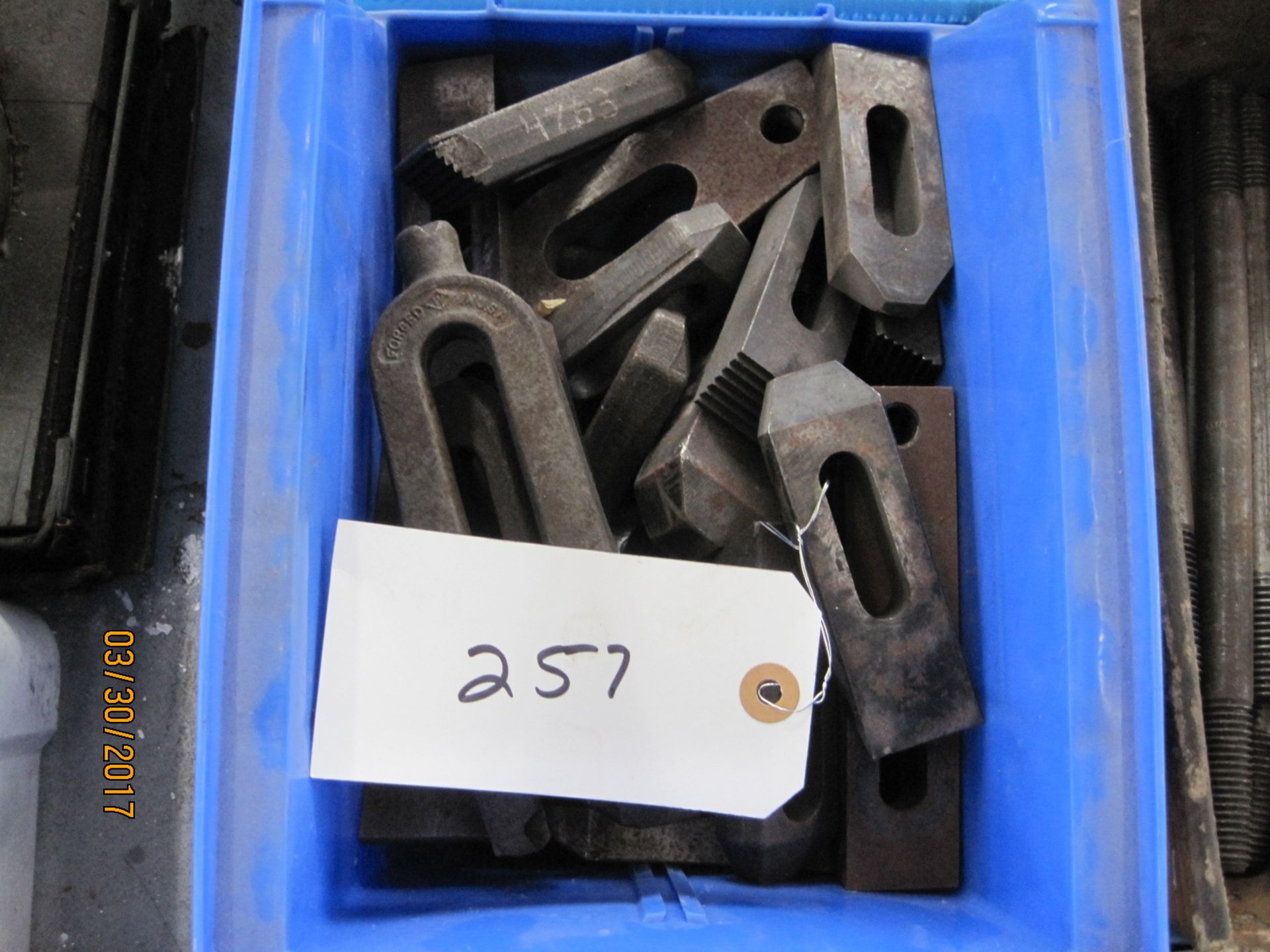 Assorted workholding clamps