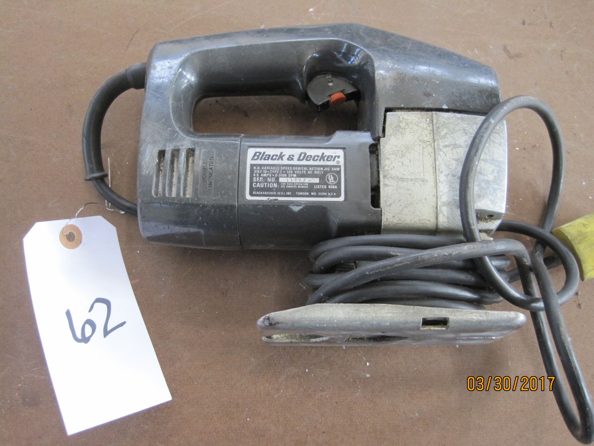 Black & Decker jig saw