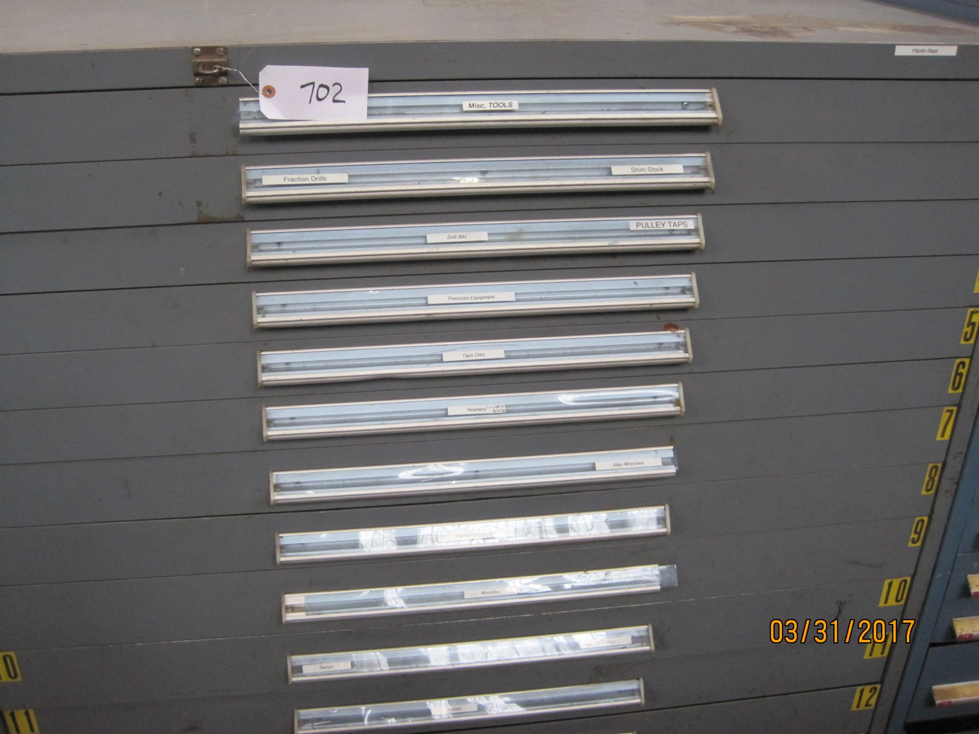 13 Drawer industrial storage cabinet 60x59x30