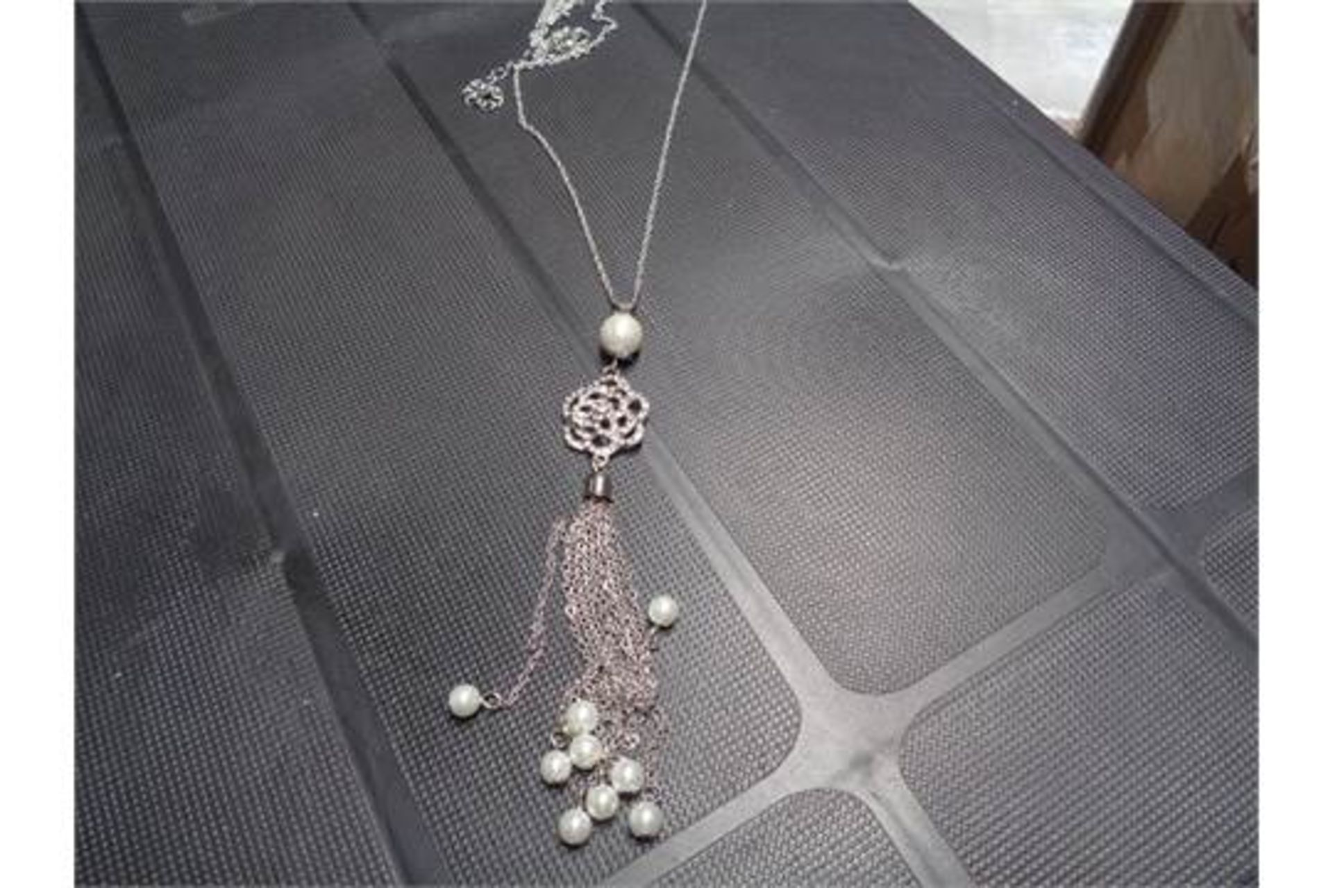 CRYSTAL PEARL NECKLACE (DELIVERY BAND A)