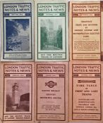 Selection of Underground Group LEAFLETS from the series 'London Traffic Notes & News' comprising