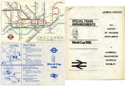 Special Edition of the 1966 London Underground POCKET DIAGRAMMATIC MAP, a paper version produced for
