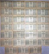Quantity (27) of 1937 London Transport Green Line Coaches TIMETABLE LEAFLETS. 2 duplications