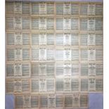 Quantity (27) of 1937 London Transport Green Line Coaches TIMETABLE LEAFLETS. 2 duplications