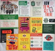 Selection of London Transport small PANEL POSTERS, nearly all 1960s vintage, including 1966 'Lord