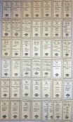 Quantity (43) of 1935-6 London Transport Green Line Coaches TIMETABLE LEAFLETS. This set is for