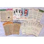 Quantity of London Transport WW2 LEAFLETS comprising 'Billy Brown Takes to War Work', 'A