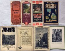 Metropolitan & Great Central Railways/LNER GUIDEBOOKS 'Country Walks' comprising an early undated