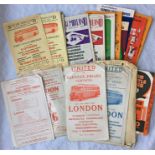 2 selections of 1930s onwards COACH SERVICE LEAFLETS, the first comprising 13 different items for