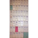 Quantity (47) of 1934 London Transport Green Line Coaches TIMETABLE LEAFLETS. Appear to be all