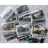 Large quantity of b&w London TROLLEYBUS PHOTOGRAPHS, mainly postcard-size, from the 1940s to the