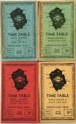Selection of 1936 London Transport AREA TIMETABLE BOOKLETS of Buses, Coaches & Main Line Rlwys.
