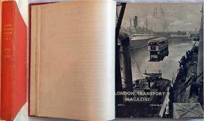 Offically BOUND VOLUME of the London Transport Magazine, complete with added index, for volume 6 :