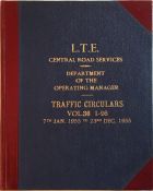 Officially bound volume of London Transport Central Road Services (Central Buses) TRAFFIC