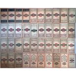 Considerable quantity of London General Omnibus Co POCKET MAPS from the period 1921-1929. No obvious